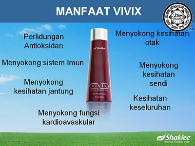 Kebaikan Vivix Shaklee